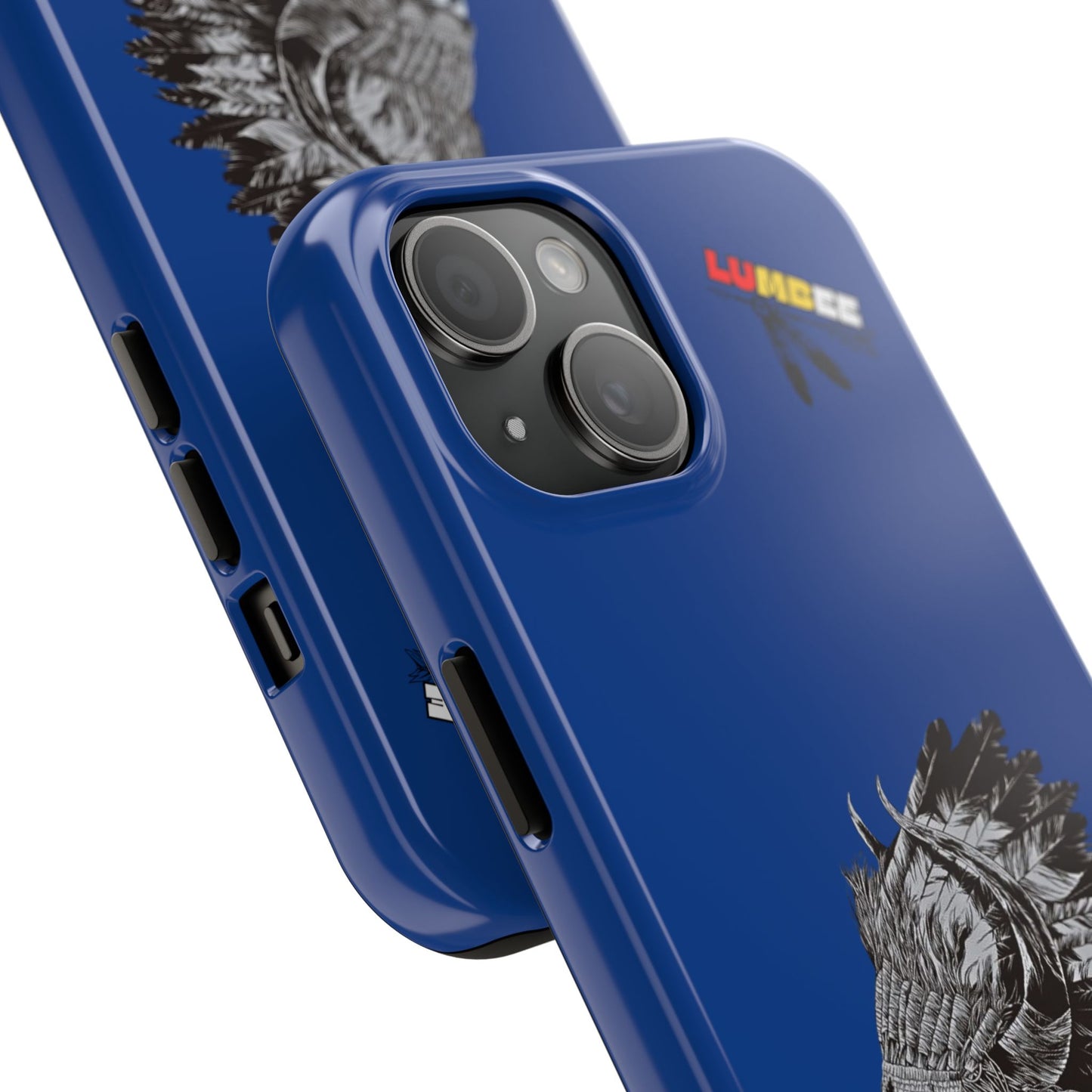 Blue Tough Phone Case — 910 Indian Chief