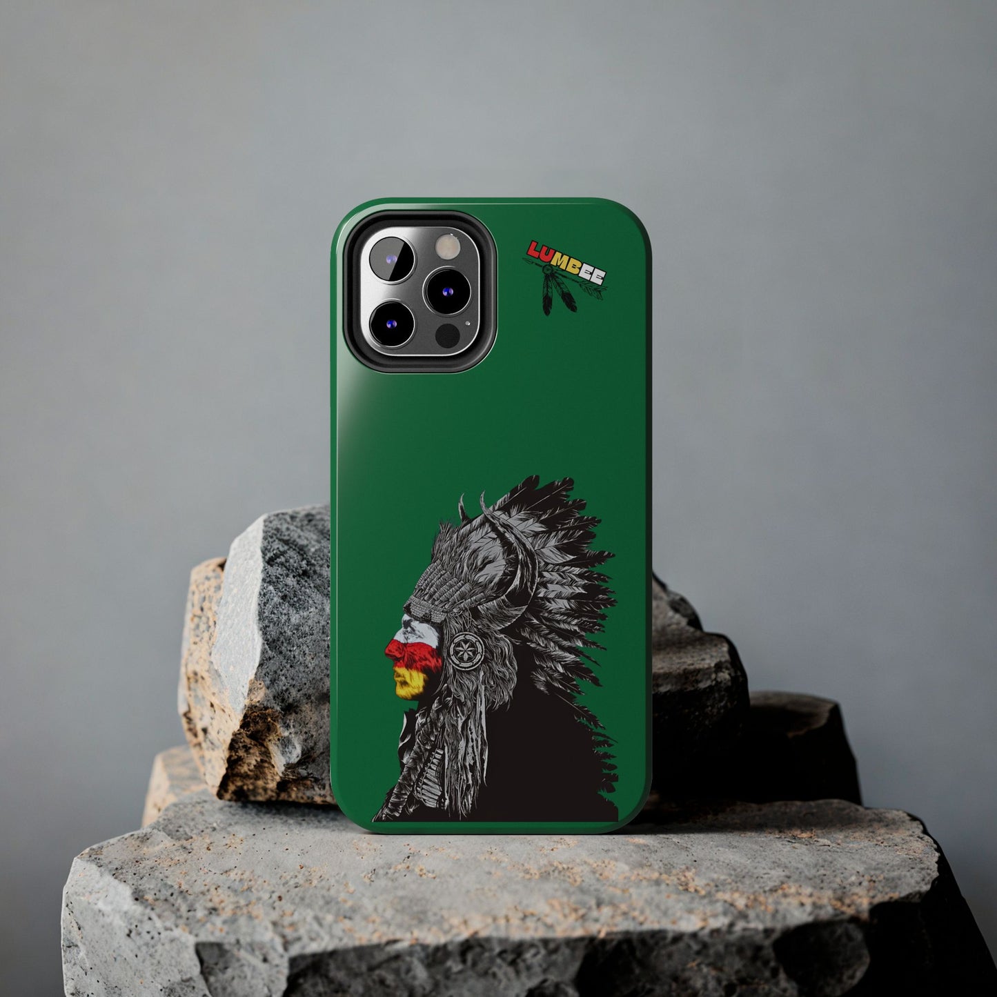 Green Tough Phone Case — 910 Indian Chief