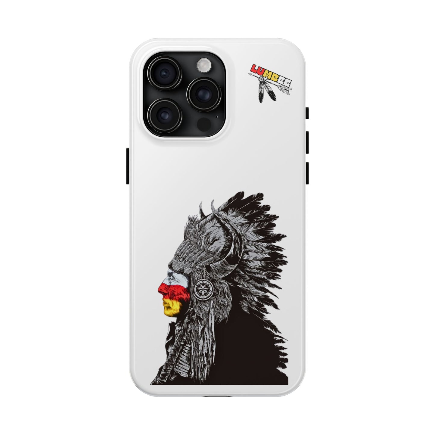 White Tough Phone Case — 910 Indian Chief