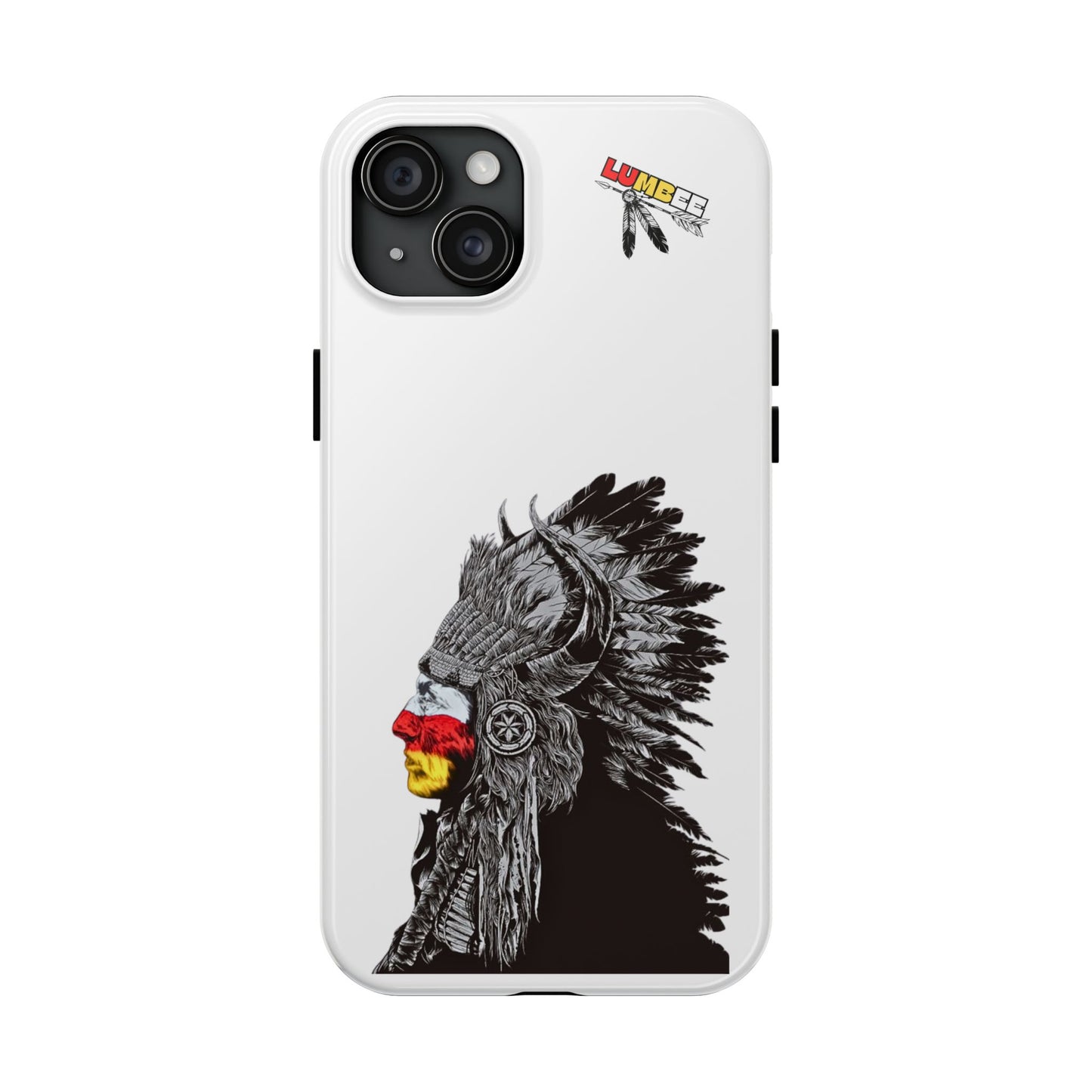 White Tough Phone Case — 910 Indian Chief
