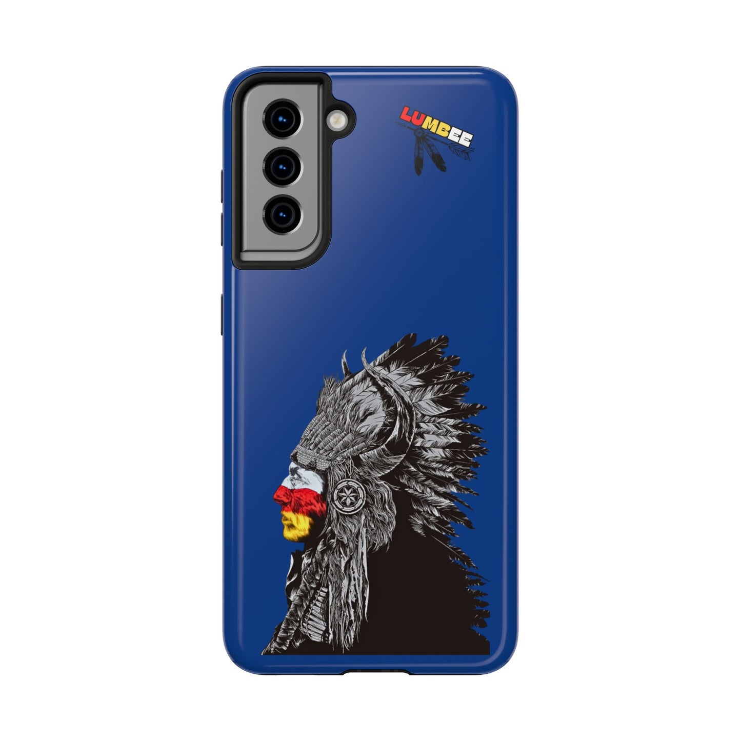 Blue Tough Phone Case — 910 Indian Chief