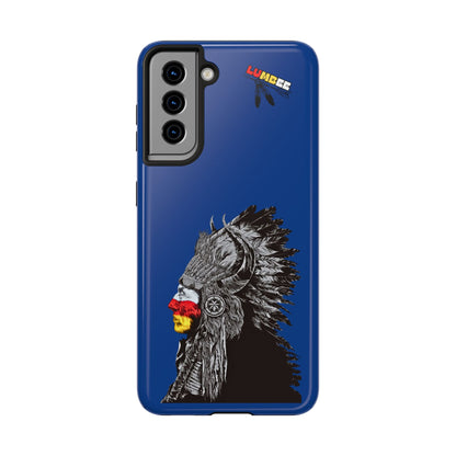 Blue Tough Phone Case — 910 Indian Chief