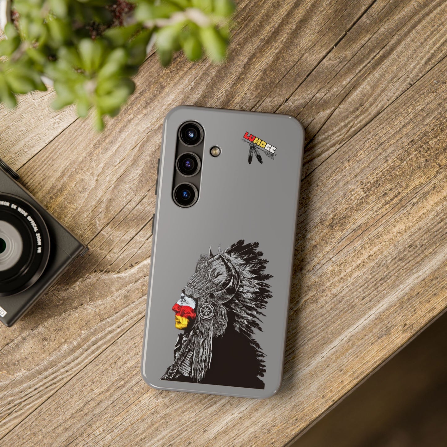 Grey Tough Phone Case — 910 Indian Chief