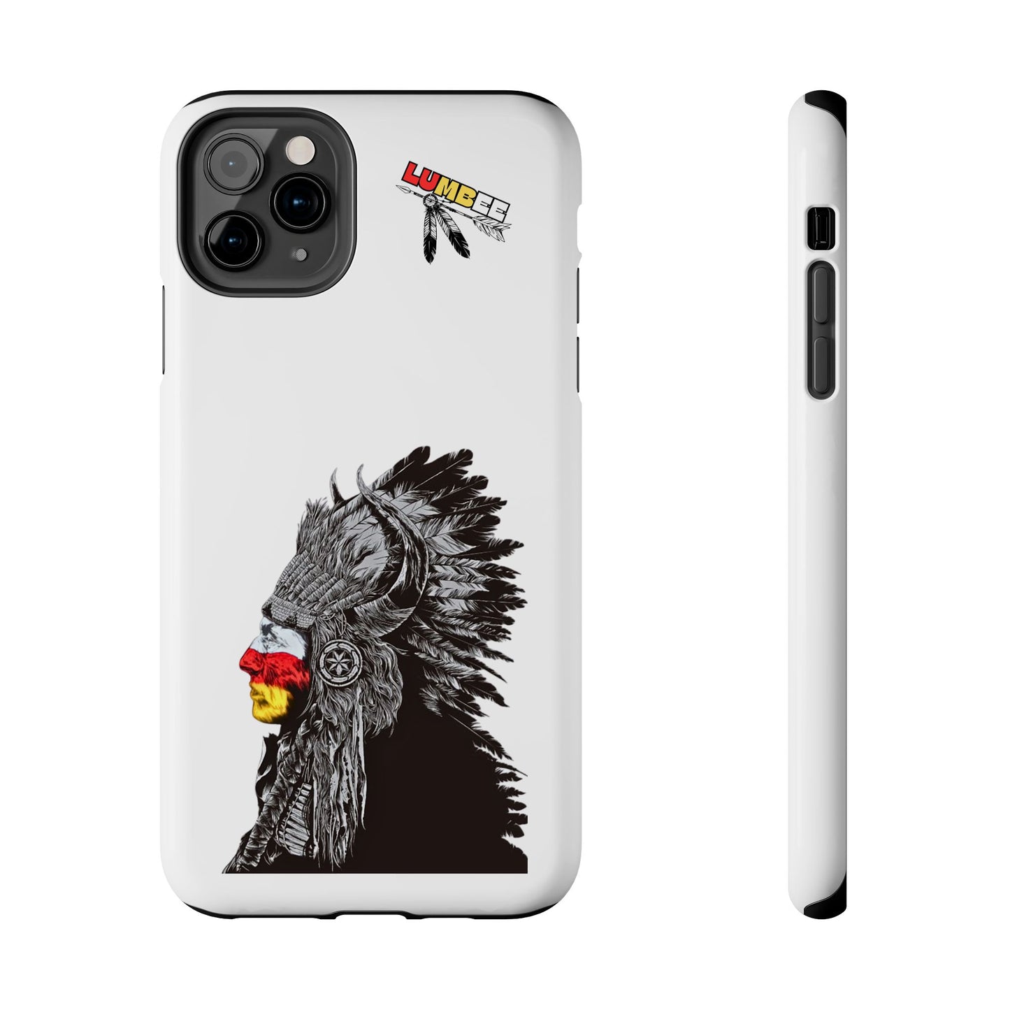 White Tough Phone Case — 910 Indian Chief