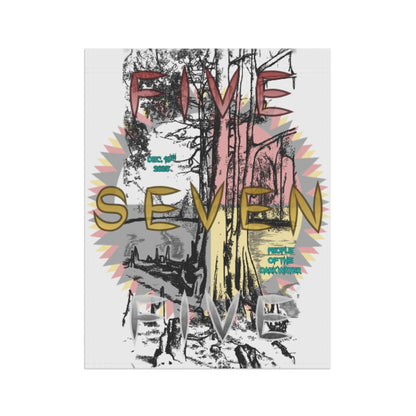 575 Lumber River Double-Sided Flag | White