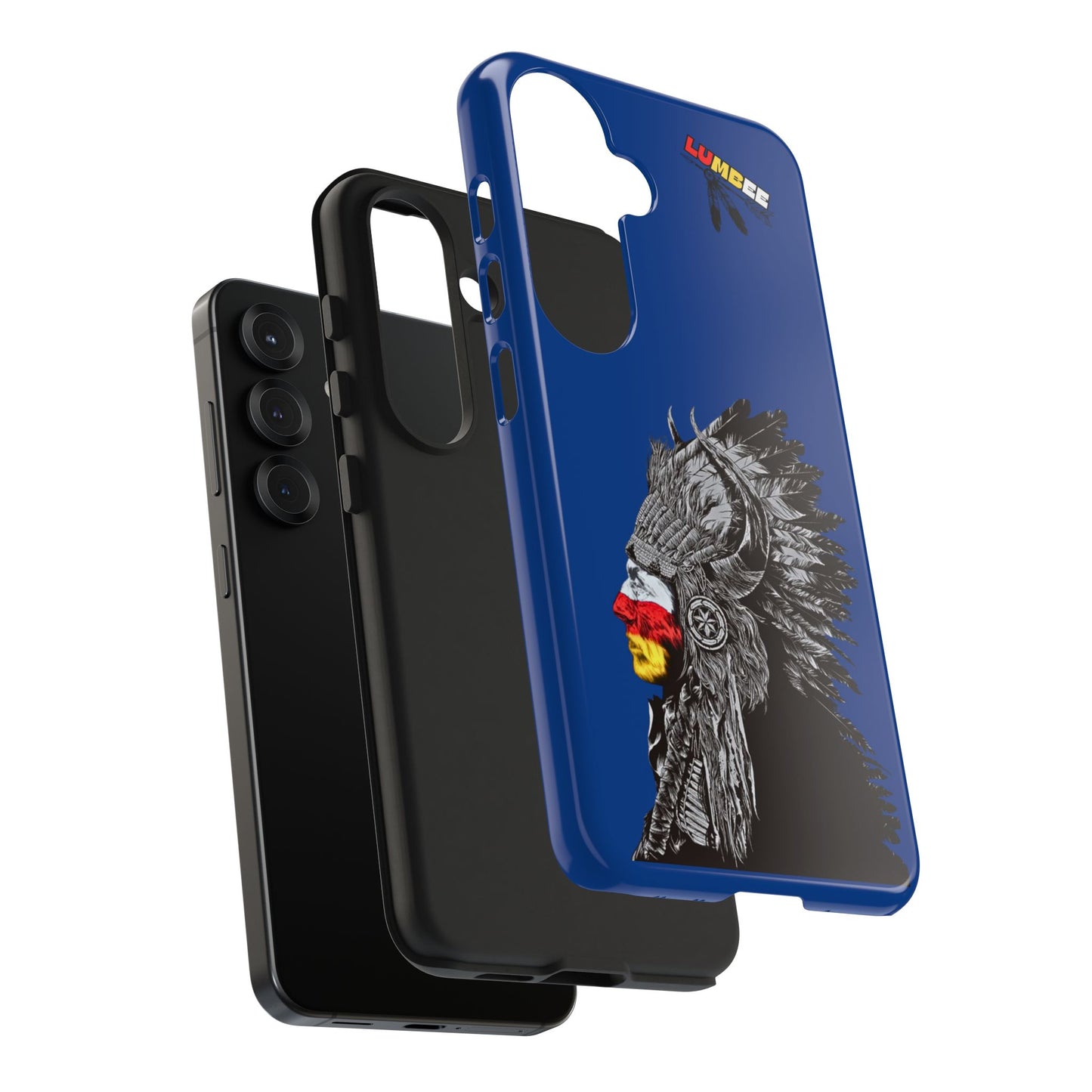 Blue Tough Phone Case — 910 Indian Chief