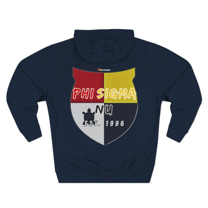 Phi Sigma Nu Fleece Graphic Hoodie - Crest