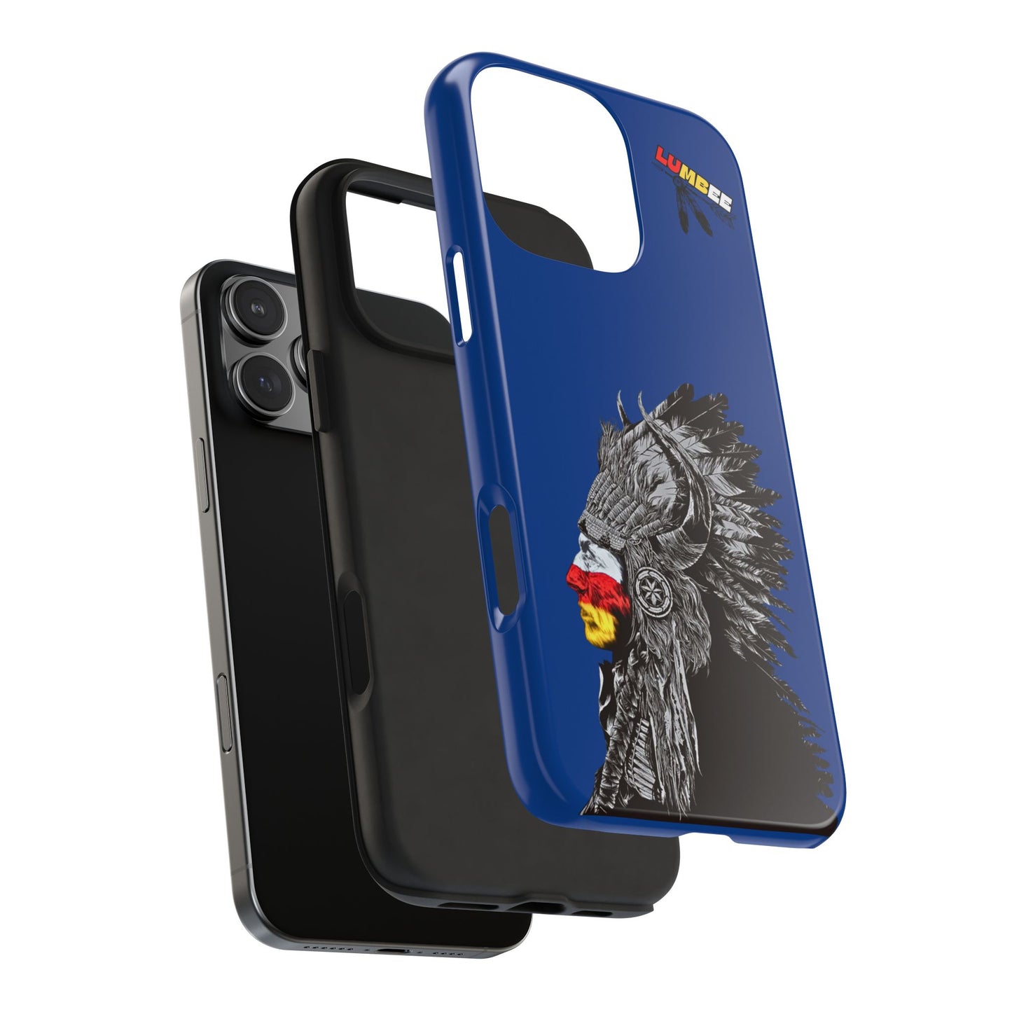 Blue Tough Phone Case — 910 Indian Chief
