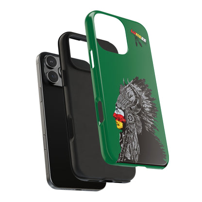 Green Tough Phone Case — 910 Indian Chief