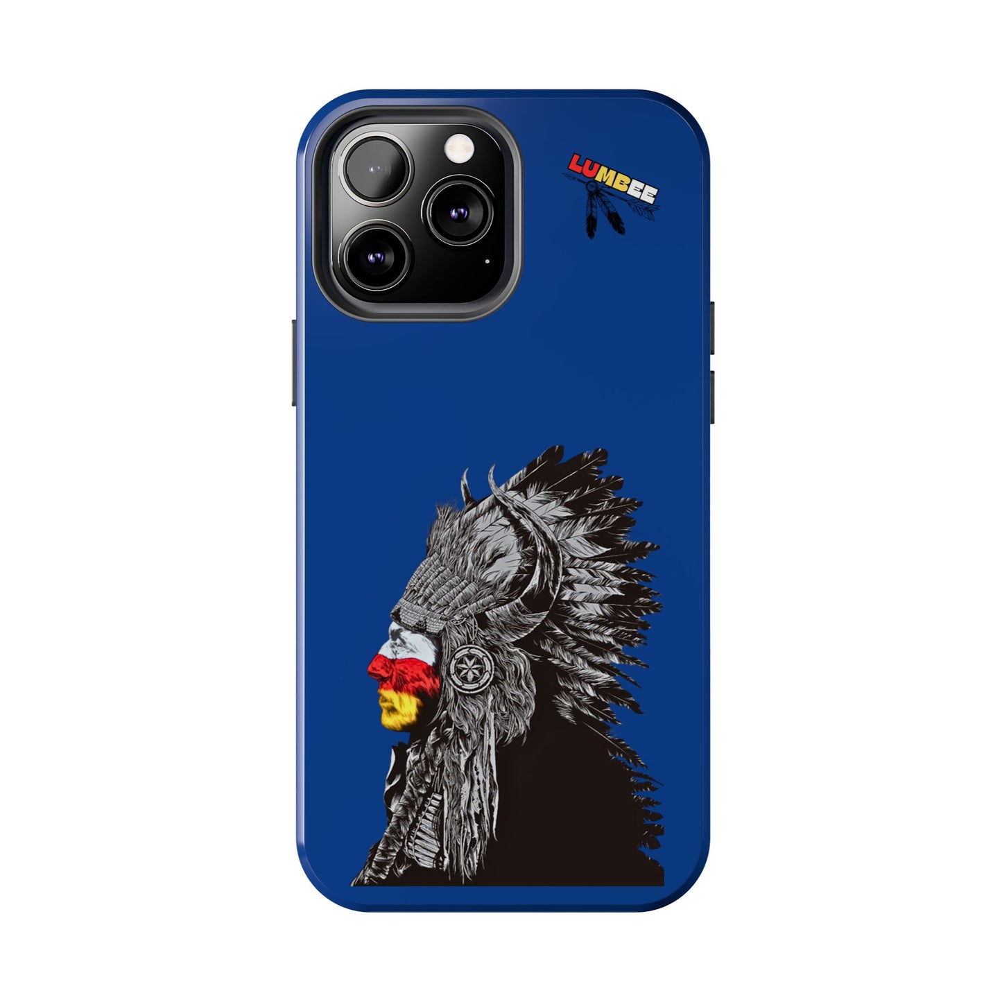 Blue Tough Phone Case — 910 Indian Chief