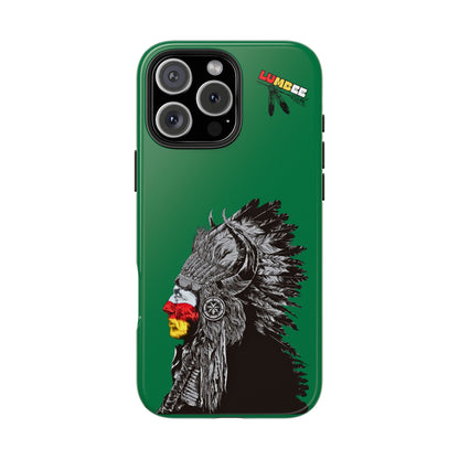 Green Tough Phone Case — 910 Indian Chief