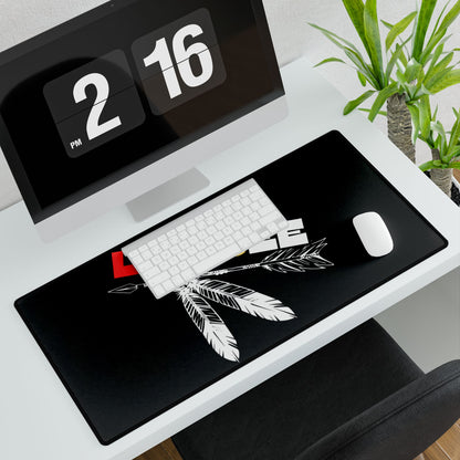 Lumbee Tribal Desk Mat | Black
