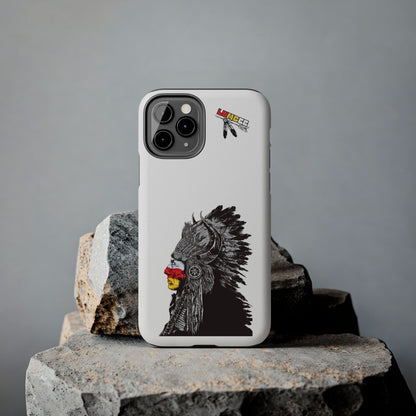 White Tough Phone Case — 910 Indian Chief