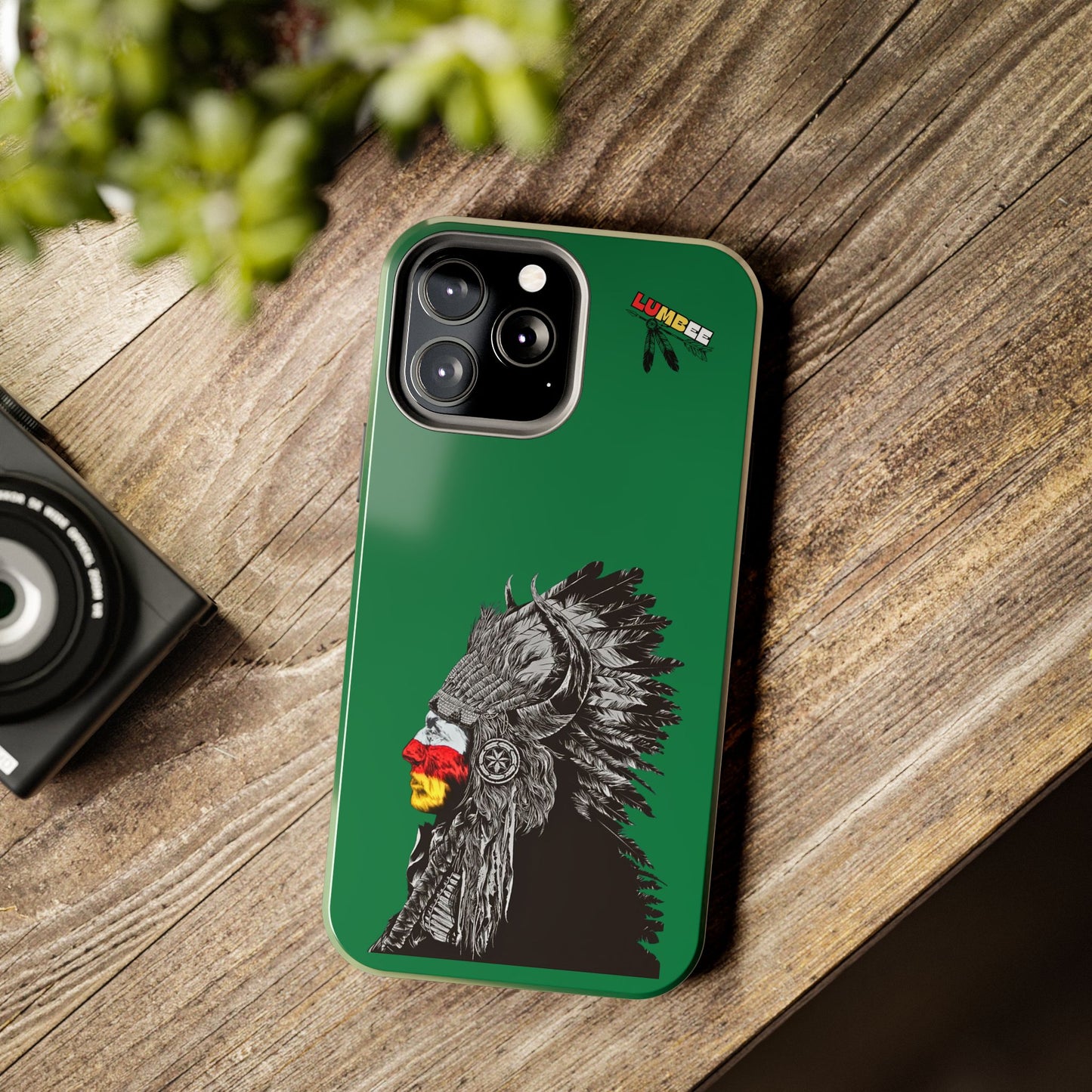 Green Tough Phone Case — 910 Indian Chief