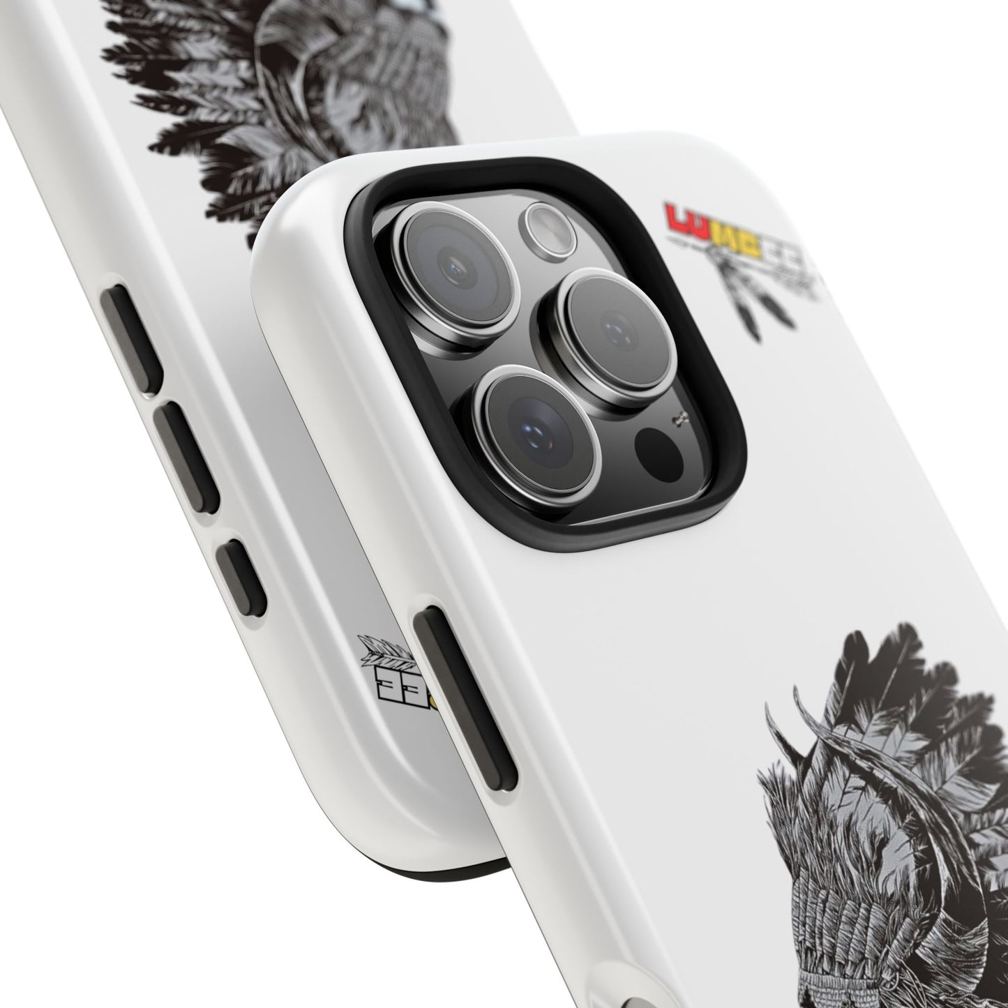 White Tough Phone Case — 910 Indian Chief