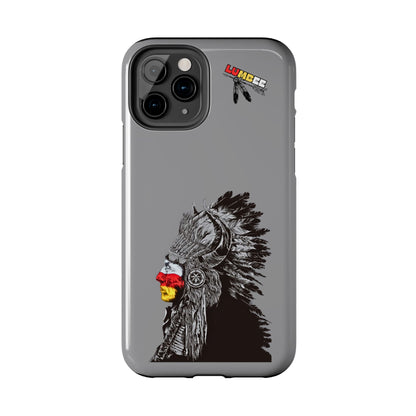 Grey Tough Phone Case — 910 Indian Chief