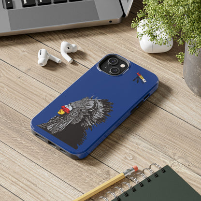Blue Tough Phone Case — 910 Indian Chief