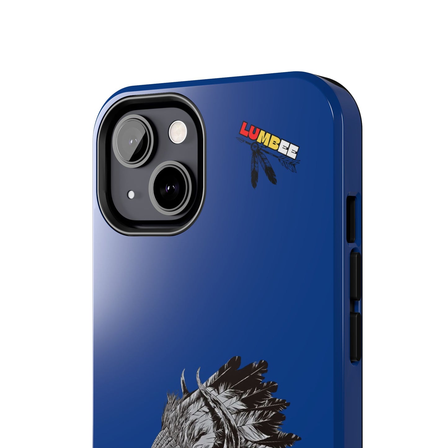 Blue Tough Phone Case — 910 Indian Chief