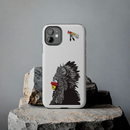 White Tough Phone Case — 910 Indian Chief