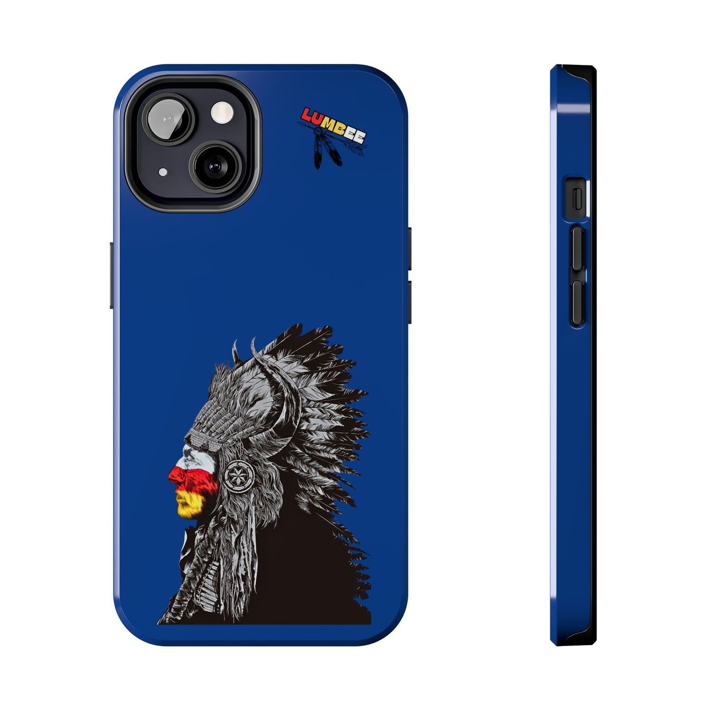 Blue Tough Phone Case — 910 Indian Chief