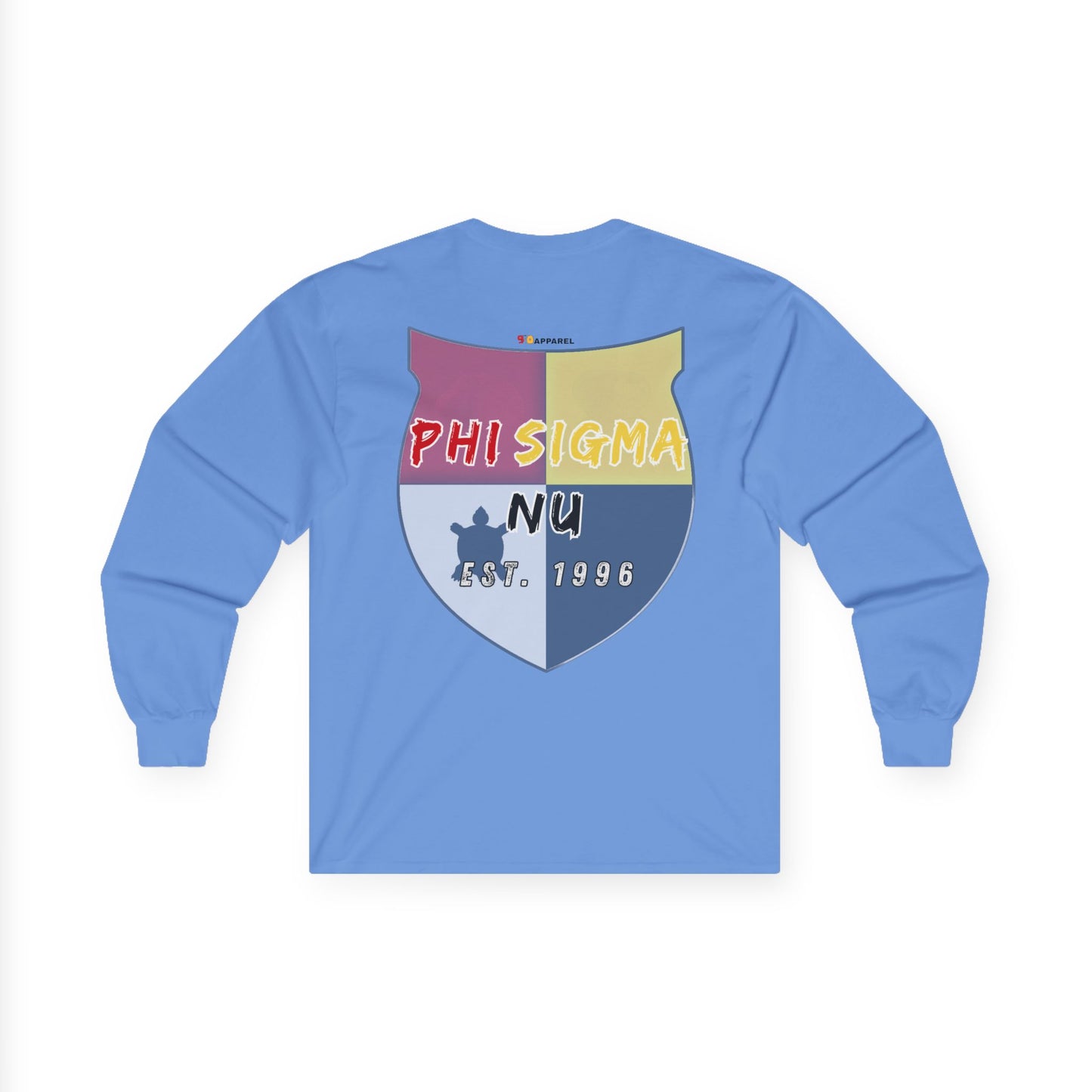 Phi Sigma Nu Long Sleeve Graphic Tee - Crest