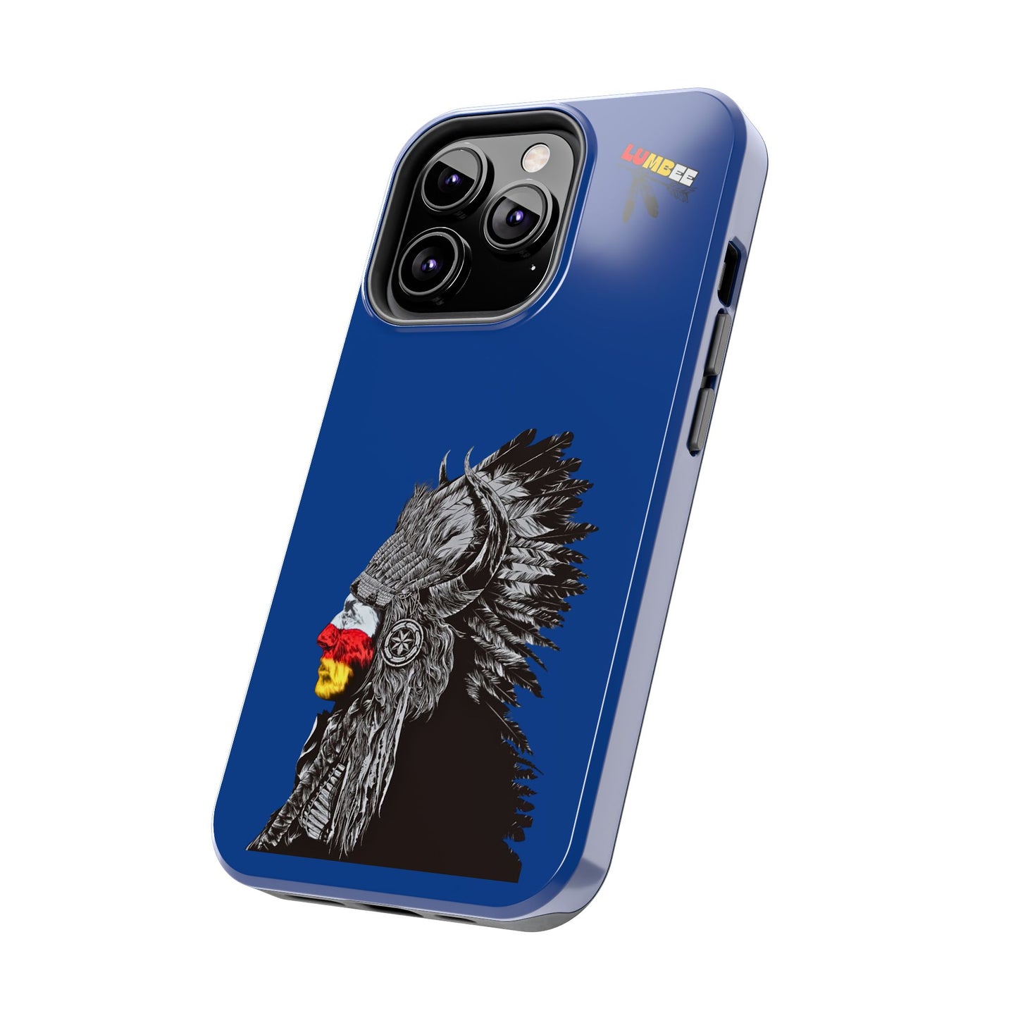 Blue Tough Phone Case — 910 Indian Chief