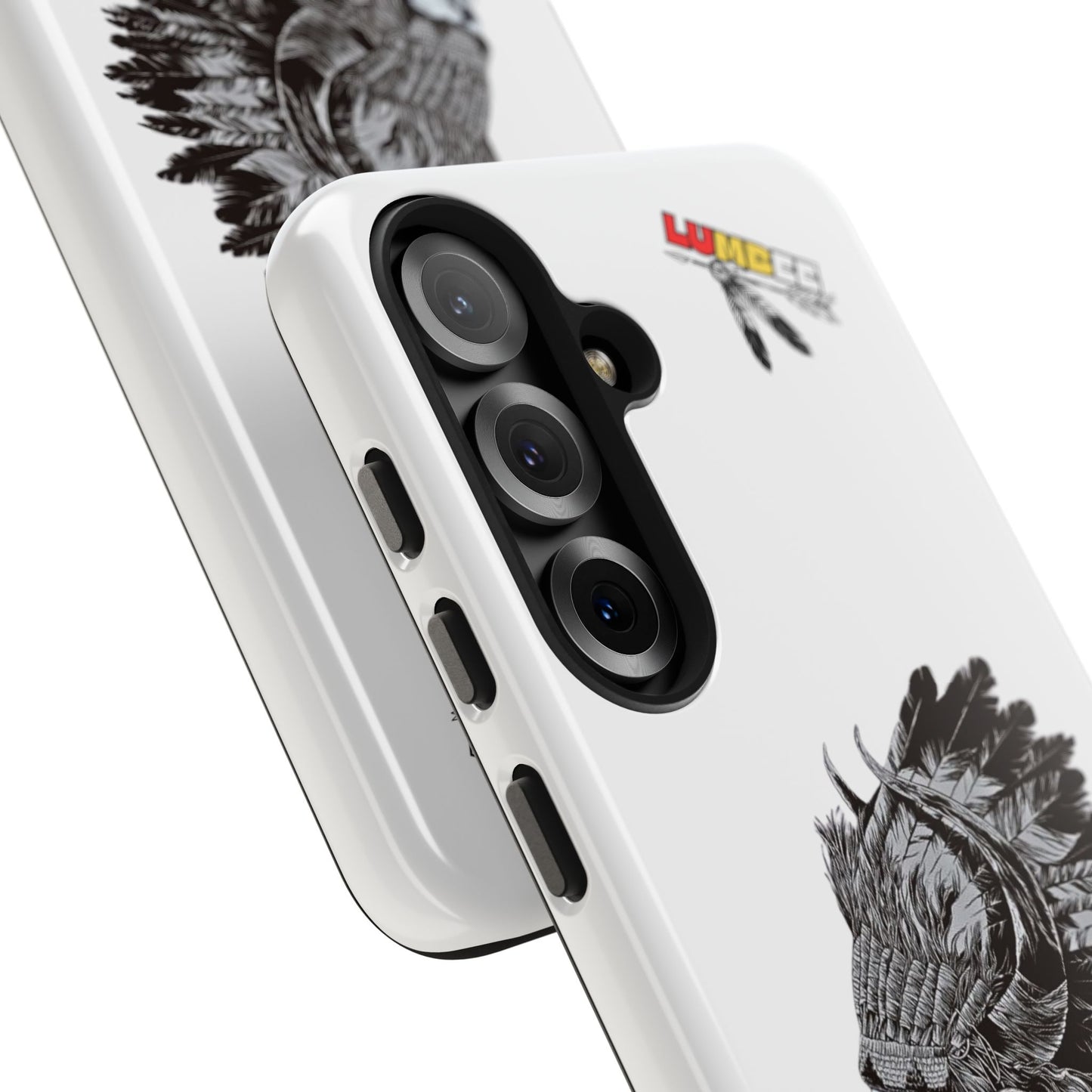 White Tough Phone Case — 910 Indian Chief