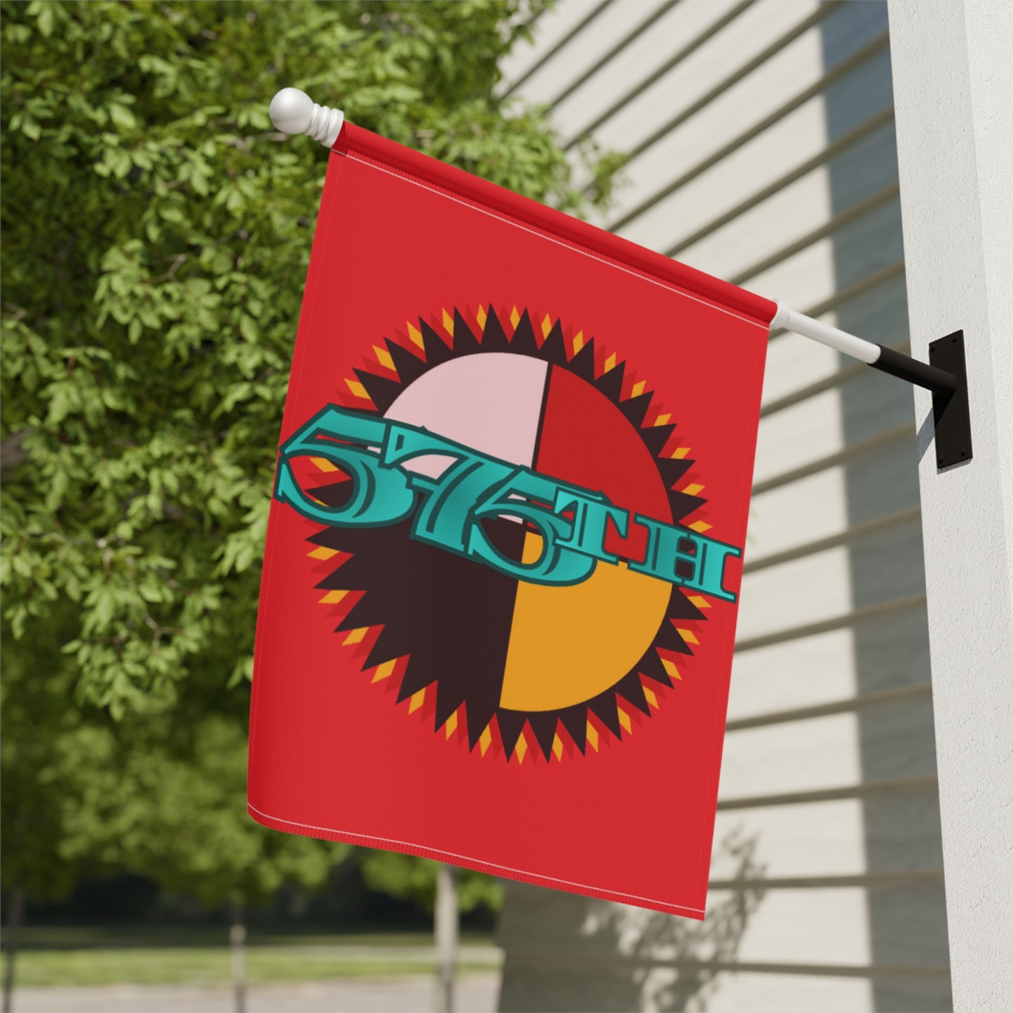 575 Double-Sided Flag | Red