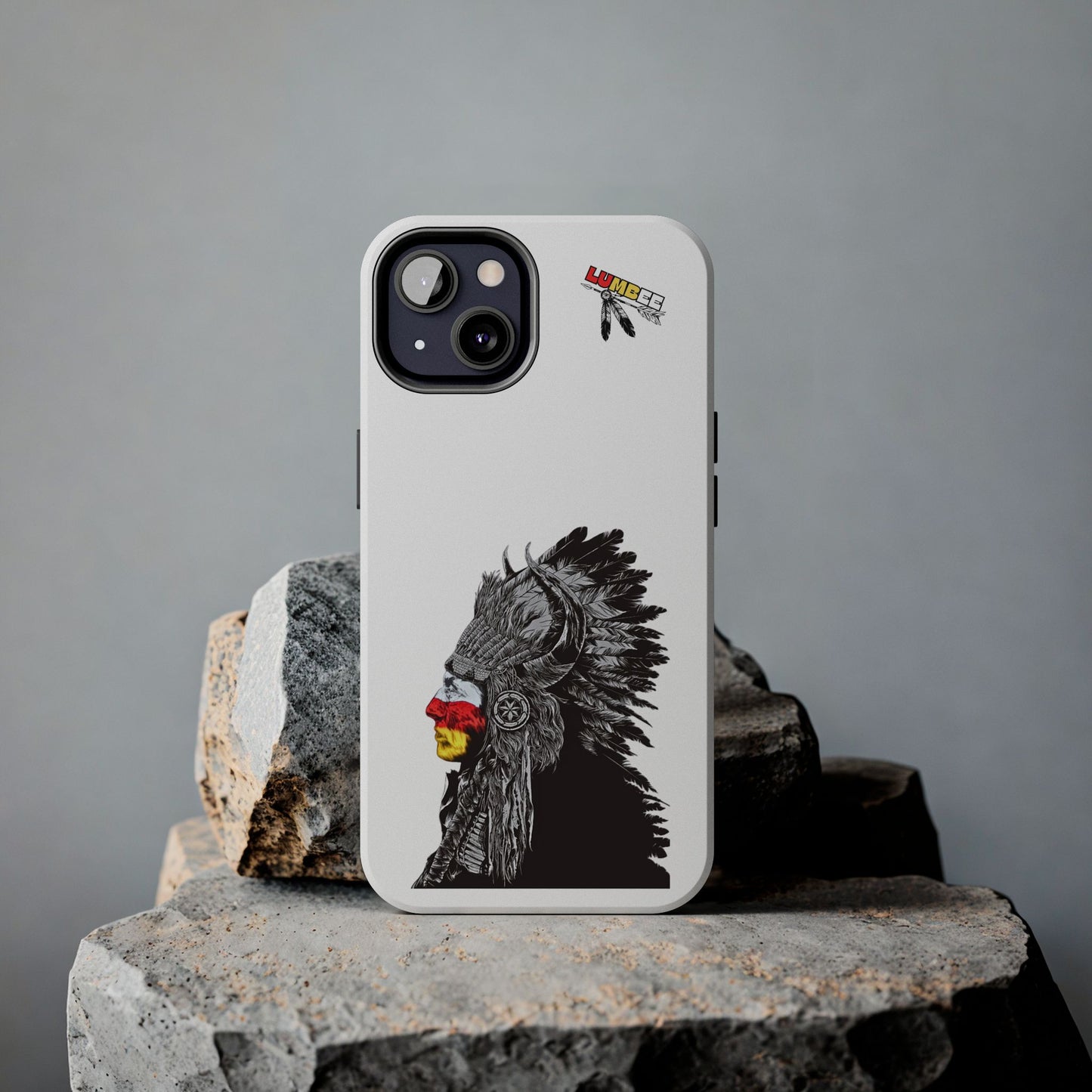 White Tough Phone Case — 910 Indian Chief