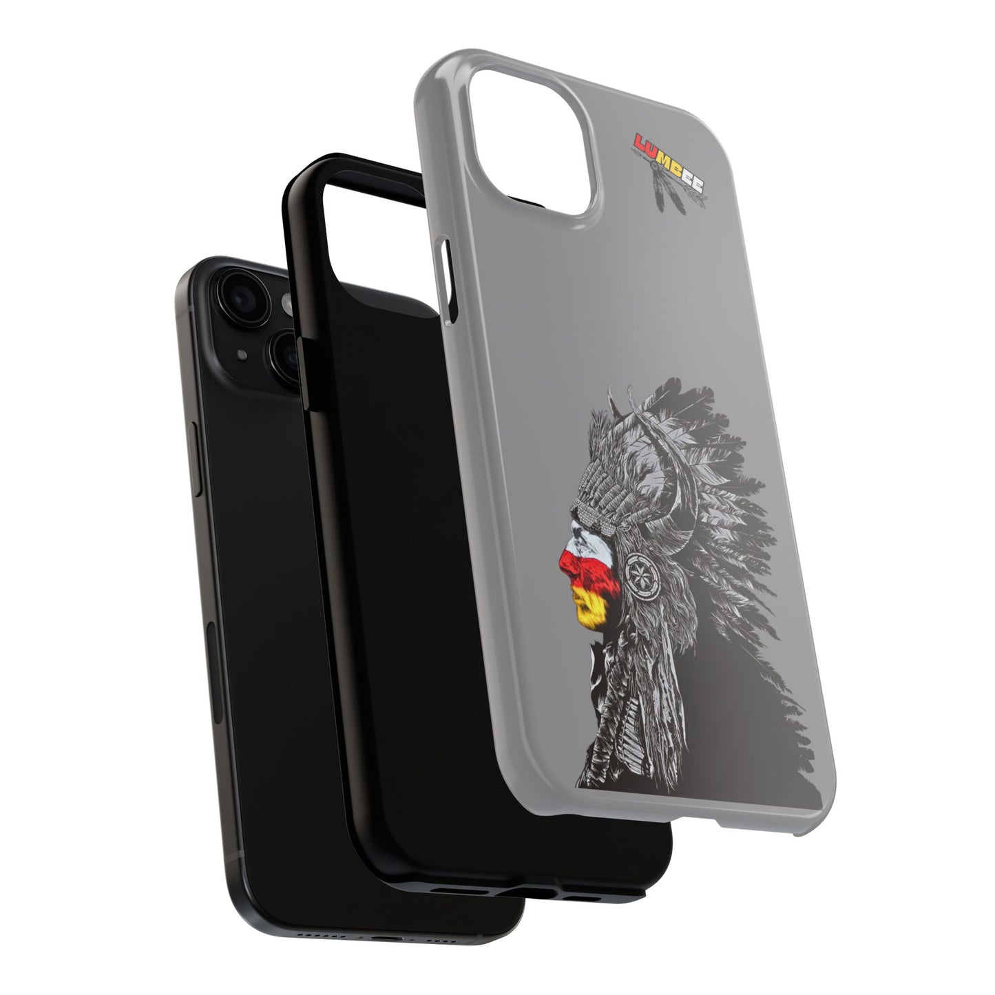 Grey Tough Phone Case — 910 Indian Chief