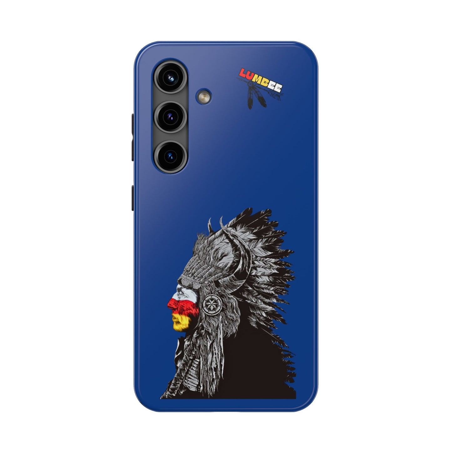 Blue Tough Phone Case — 910 Indian Chief