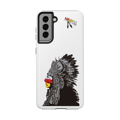 White Tough Phone Case — 910 Indian Chief