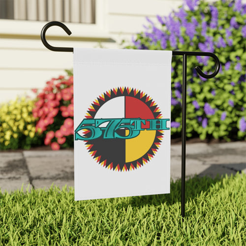 575 Double-Sided Flag | White