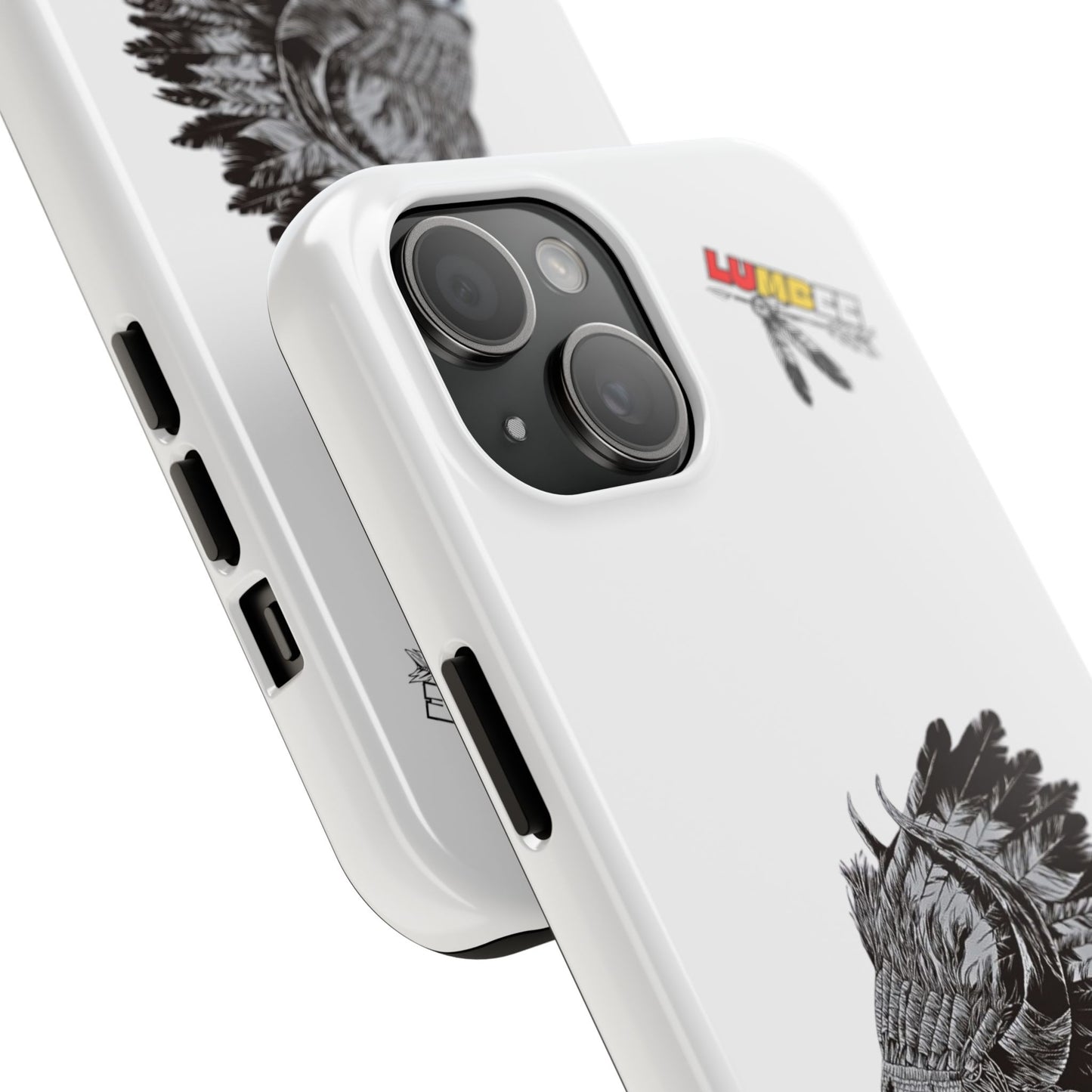 White Tough Phone Case — 910 Indian Chief