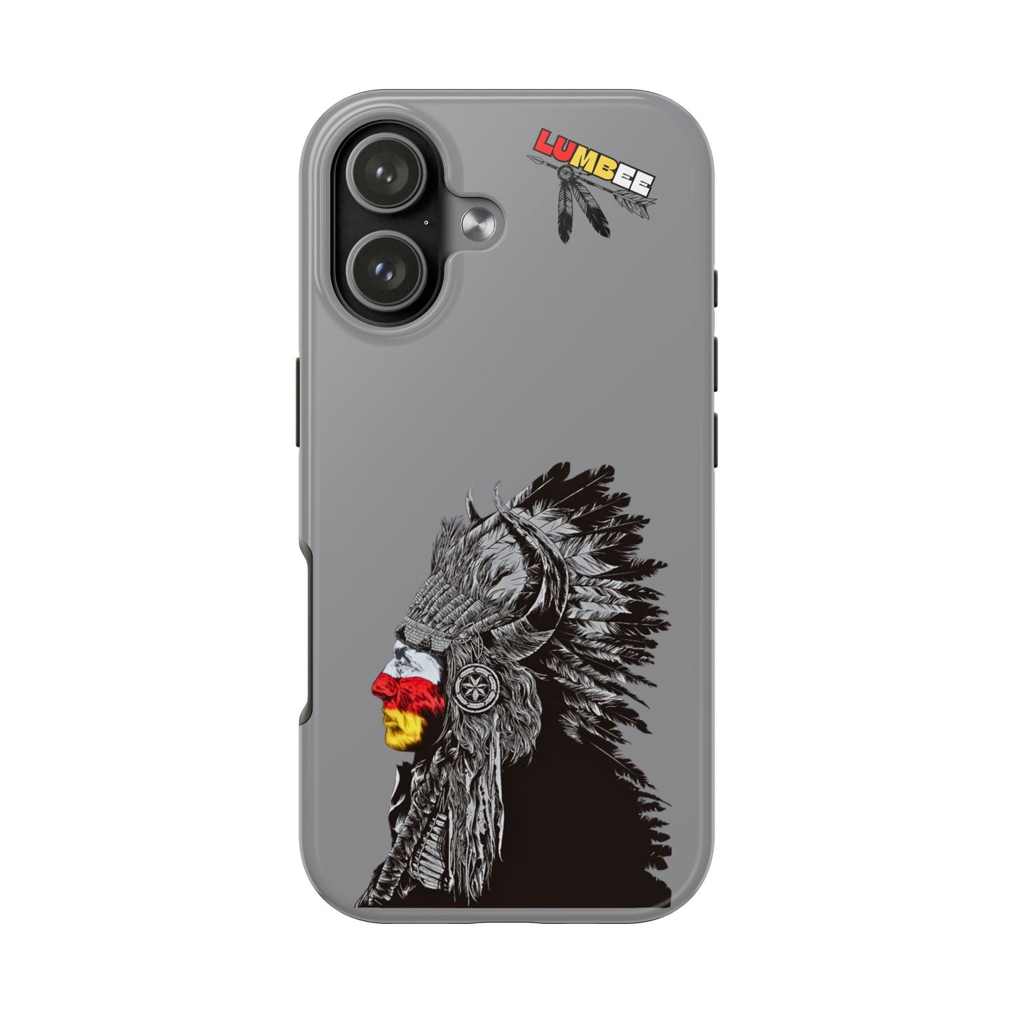 Grey Tough Phone Case — 910 Indian Chief