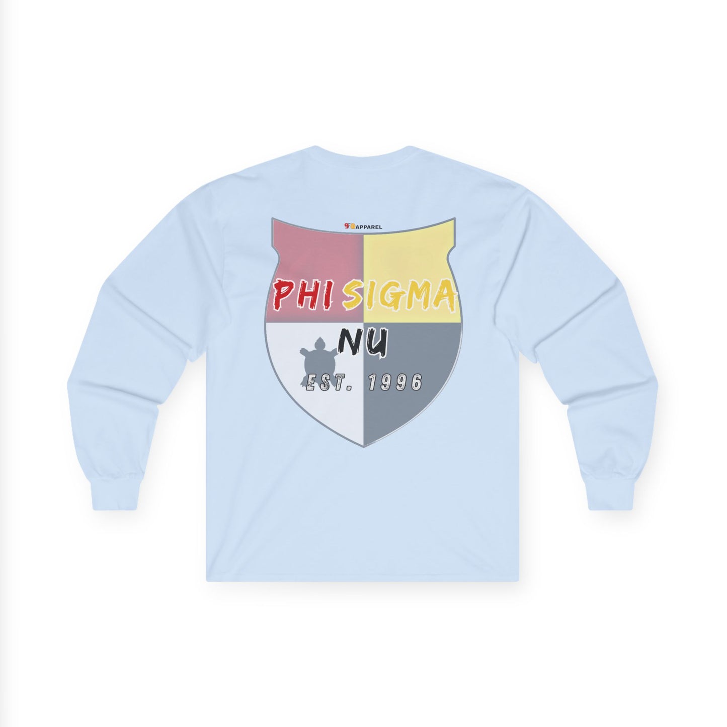 Phi Sigma Nu Long Sleeve Graphic Tee - Crest