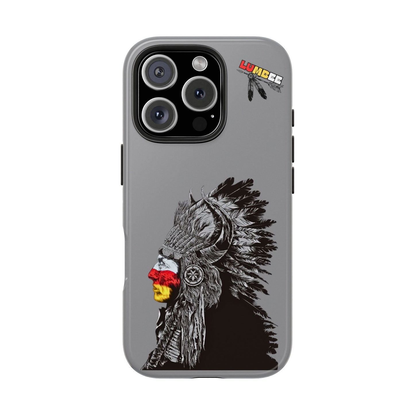 Grey Tough Phone Case — 910 Indian Chief