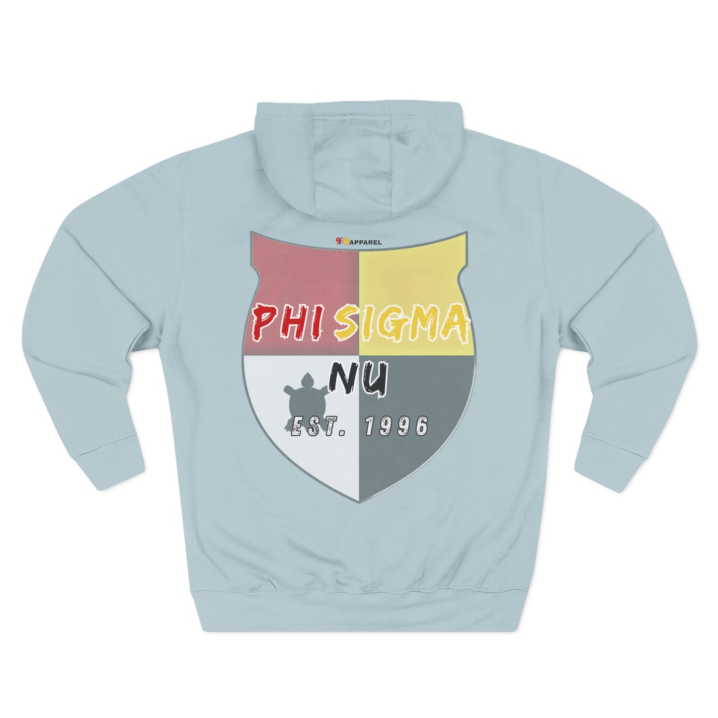 Phi Sigma Nu Fleece Graphic Hoodie - Crest