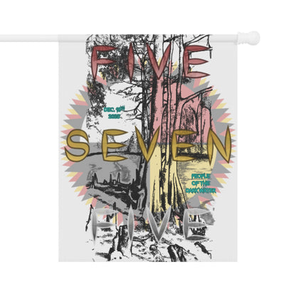 575 Lumber River Double-Sided Flag | White