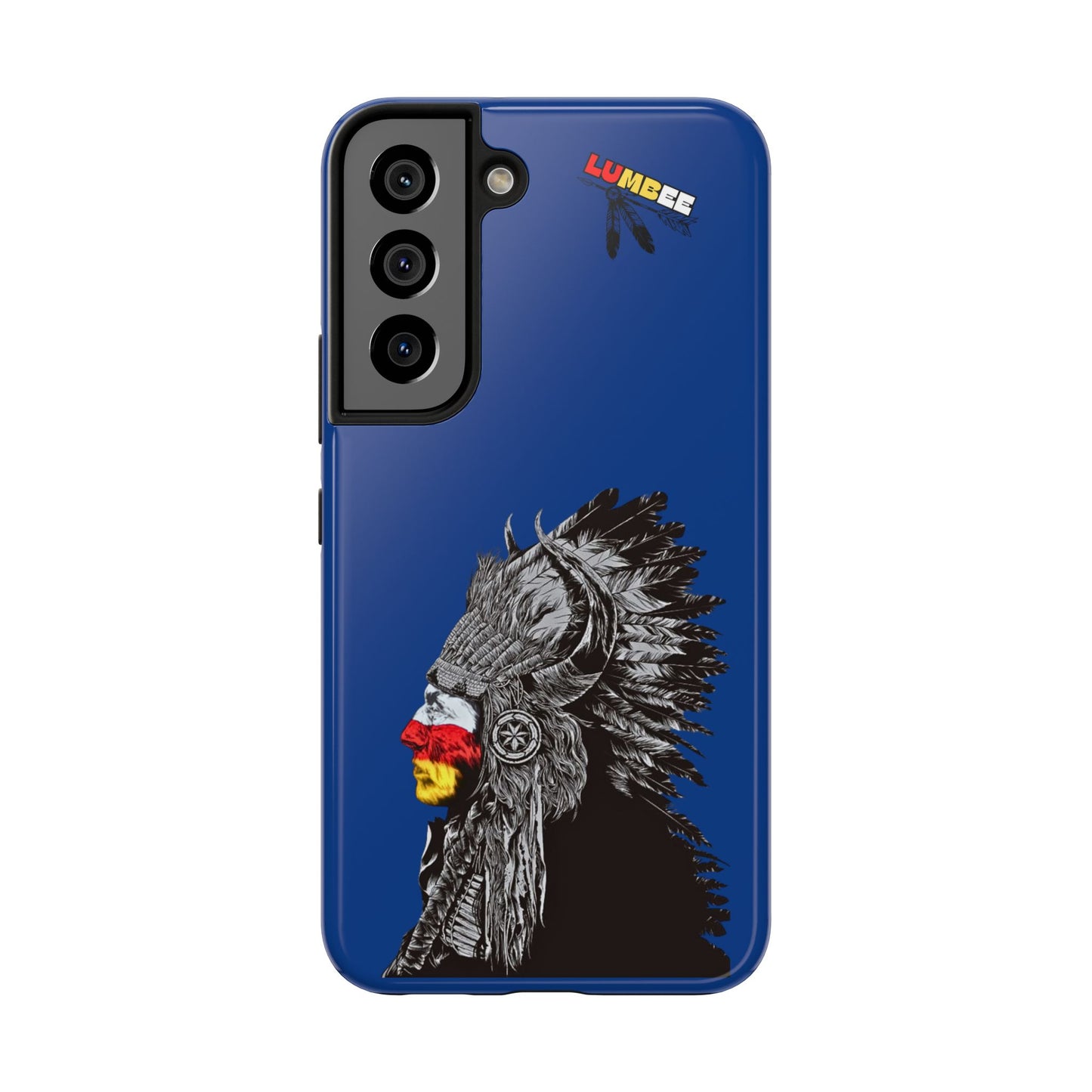 Blue Tough Phone Case — 910 Indian Chief
