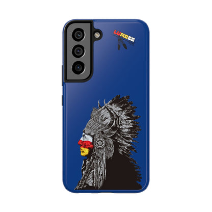Blue Tough Phone Case — 910 Indian Chief
