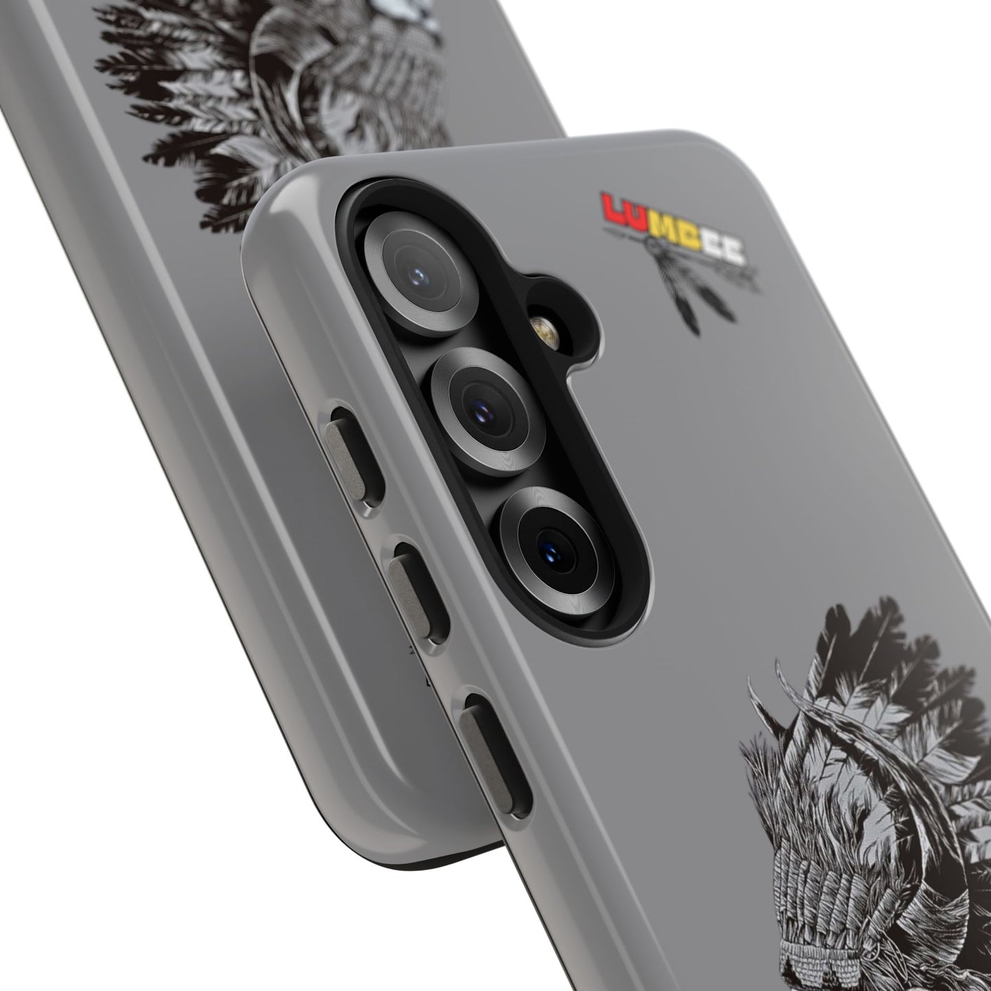Grey Tough Phone Case — 910 Indian Chief