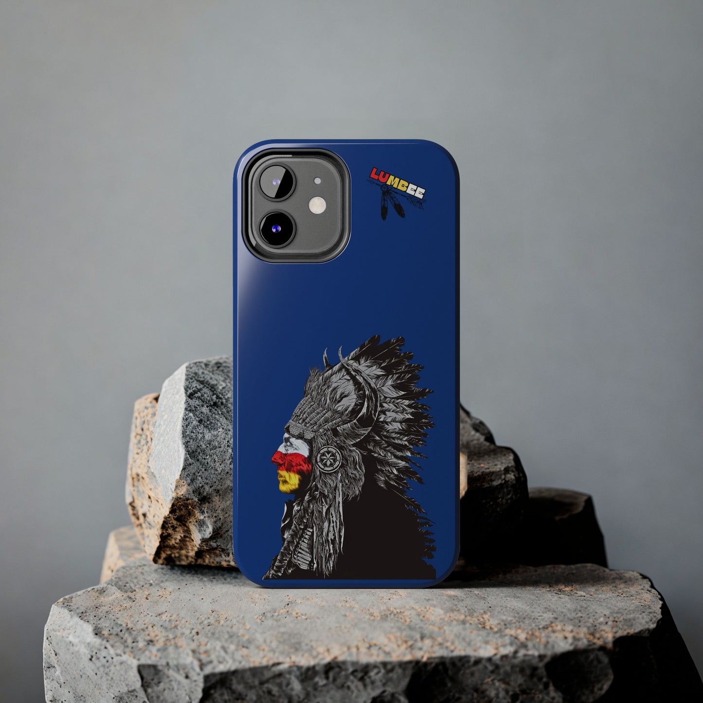 Blue Tough Phone Case — 910 Indian Chief