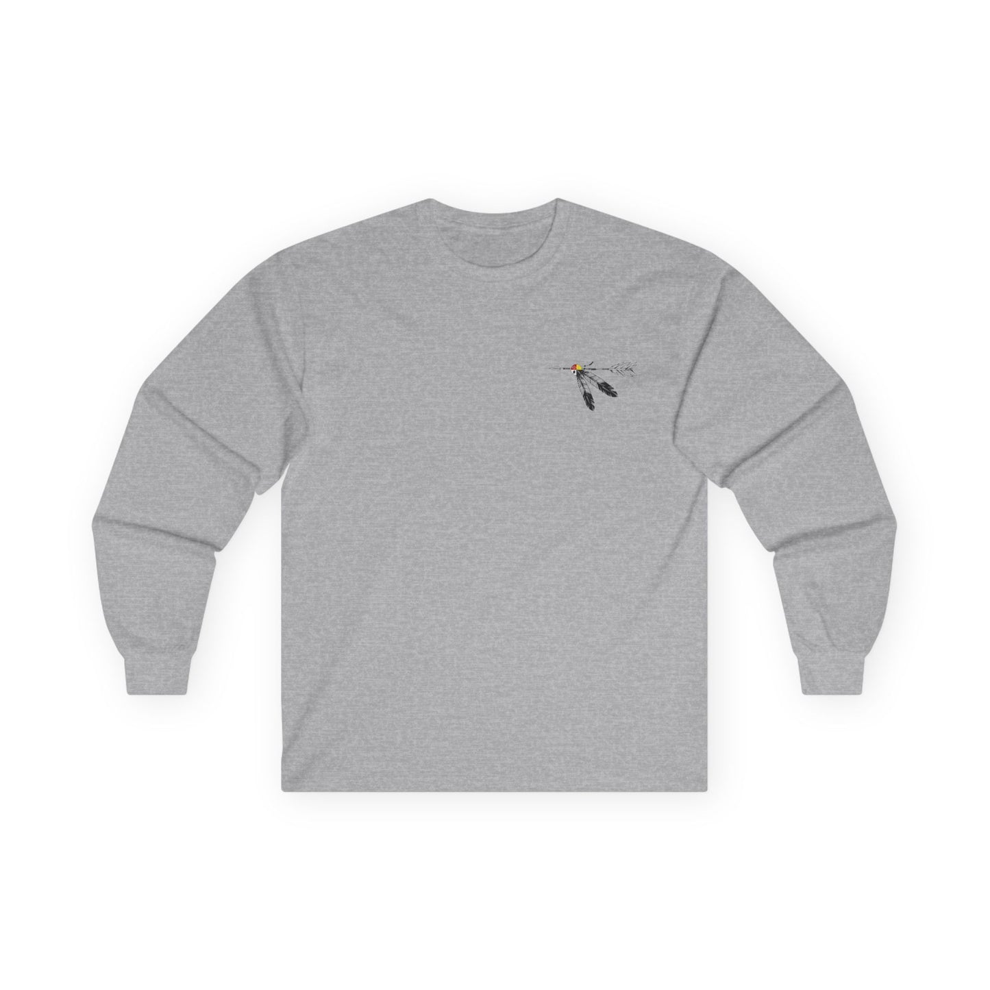 Phi Sigma Nu Long Sleeve Graphic Tee - Crest