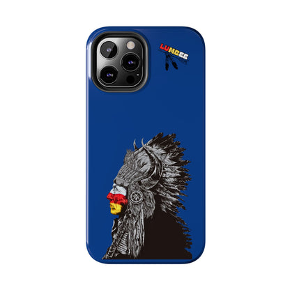 Blue Tough Phone Case — 910 Indian Chief