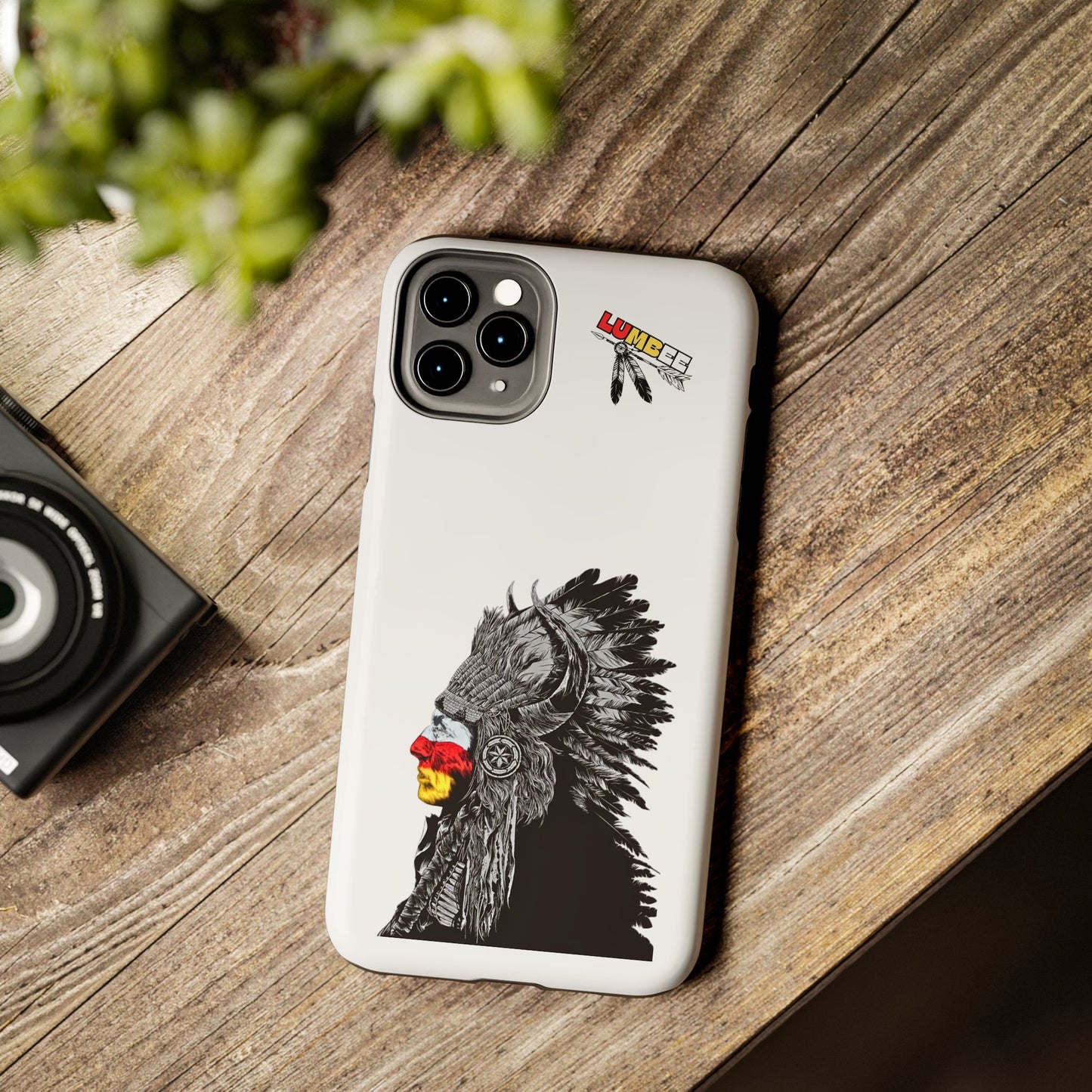 White Tough Phone Case — 910 Indian Chief