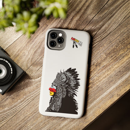 White Tough Phone Case — 910 Indian Chief