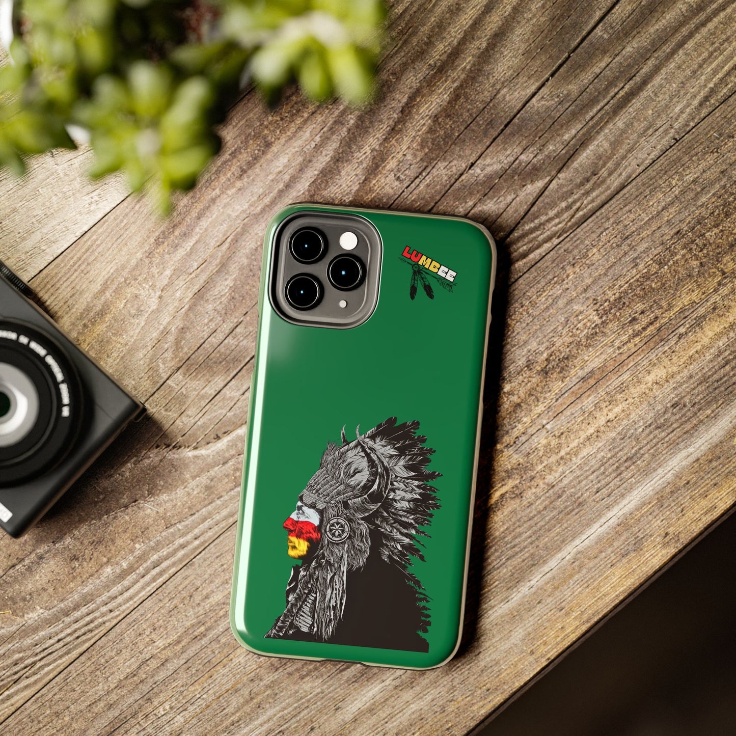 Green Tough Phone Case — 910 Indian Chief
