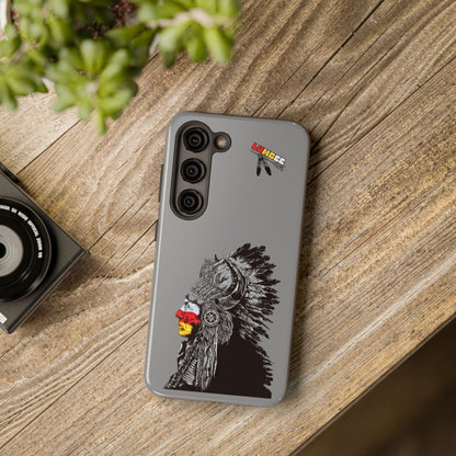 Grey Tough Phone Case — 910 Indian Chief