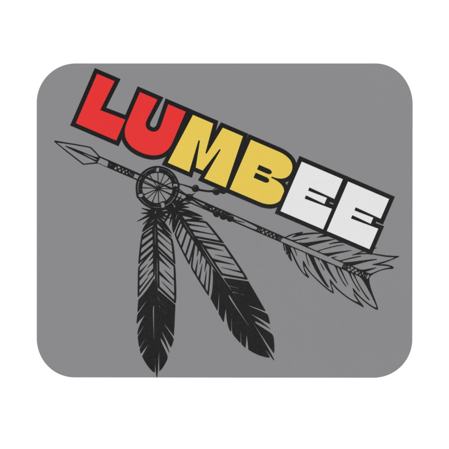 Lumbee Tribal Mouse Pad | Gray